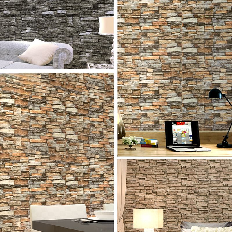 Rynx | Industrial Wall Panel 3D Brick Bathroom Living Room Wall Panels Set of 10