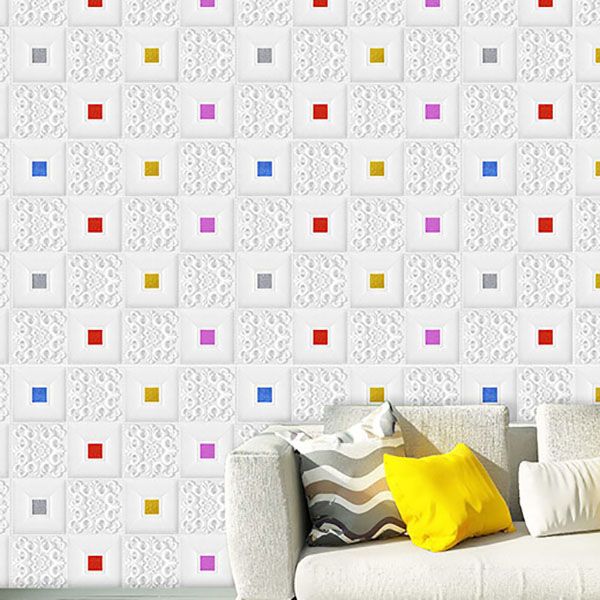 Rynx | Modern Tin Back Wall Covering Smooth Wall Ceiling XPE Cotton Set of 1