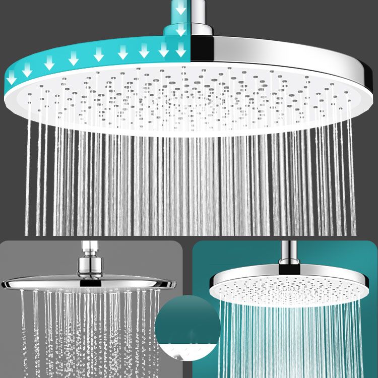 Rynx | Round Fixed Shower Head High Flow Aerated Wall Mount Shower Head