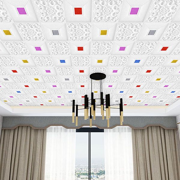 Rynx | Modern Tin Back Wall Covering Smooth Wall Ceiling XPE Cotton Set of 1