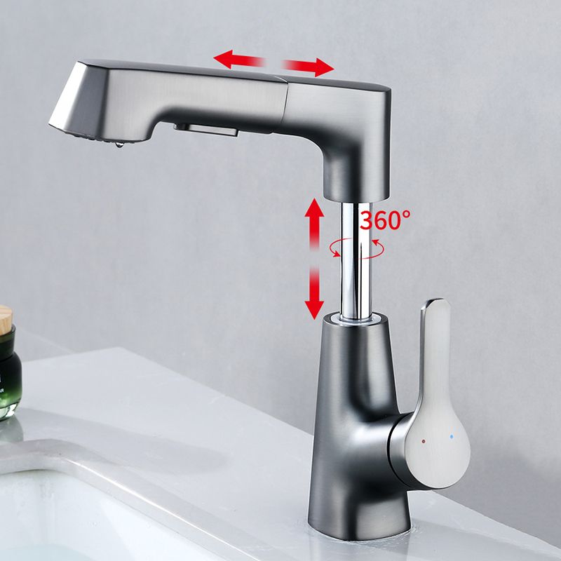 Rynx | Modern Faucet Solid Copper Centerset Bathroom Faucet