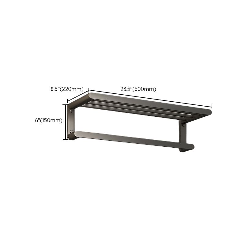 Rynx | Matte Gray Bathroom Hardware Set Modern Bathroom Accessories Set