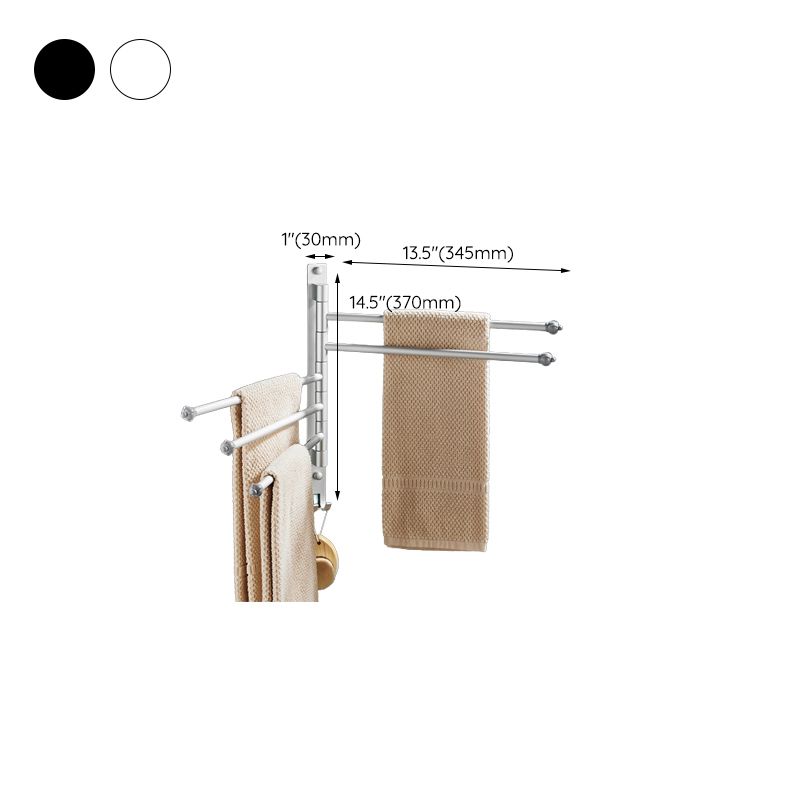 Rynx | 2-Piece Stainless Steel Towel Bar Modern 13.6" B Bathroom Accessory Set