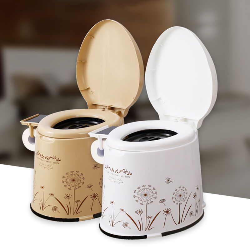 Rynx | Modern Plastic Floor-Mounted Toilet Bowl with Seat for the Bathroom