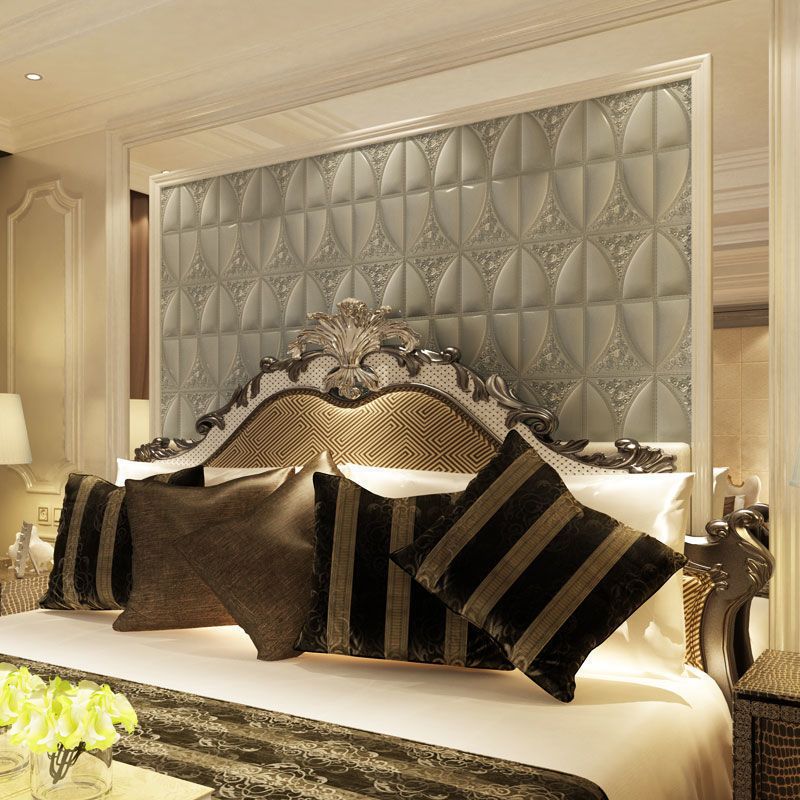 Rynx | Modern Style Plastic Wall Panel Living Room Peel and Stick 3D Wall Covering