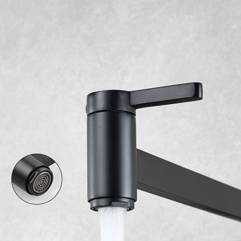 Rynx | 1-handle brushed nickel widespread faucet 1-hole wall-mounted bathroom faucet with brass
