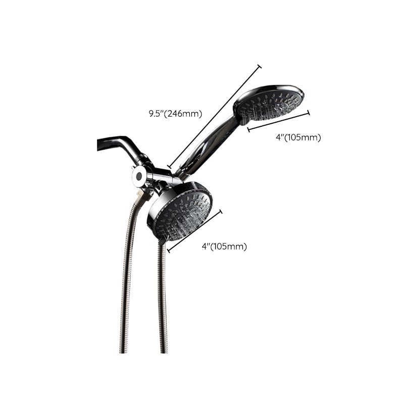Rynx | Traditional Dual Shower Heads Home Metal Round Shape Dual Shower