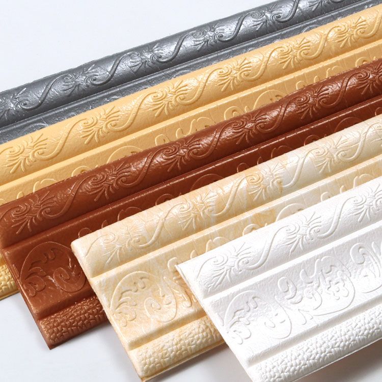 Rynx | Mosaic Tiles Peel & Stick Tile PVC Kitchen Waterproof Skirting Board Peel and Stick Wall Tile