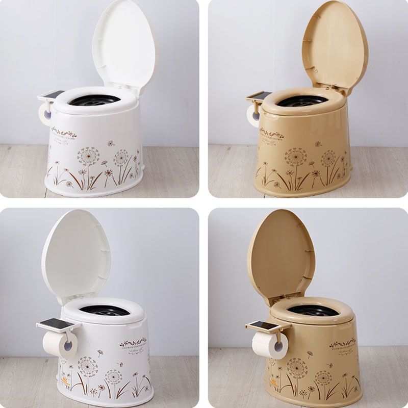 Rynx | Modern Plastic Floor-Mounted Toilet Bowl with Seat for the Bathroom