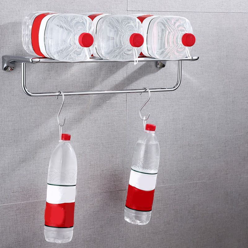 Rynx | Modern Bathroom Hardware Paper Holder Bathroom Shelf Silver Bathroom Accessory Set