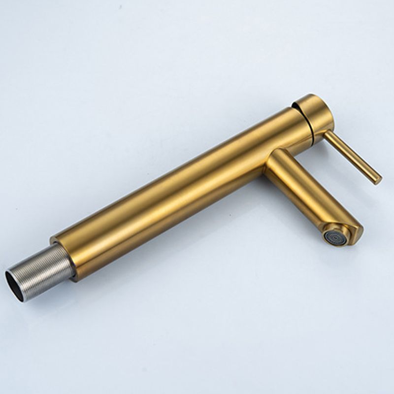 Rynx | 1-Handle Gold Nickel Widespread Faucet Single Hole Lever Sink Faucet with Drain