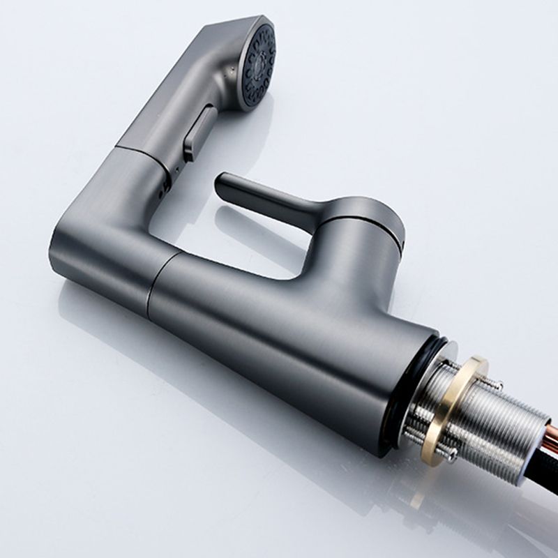 Rynx | Modern Faucet Solid Copper Centerset Bathroom Faucet