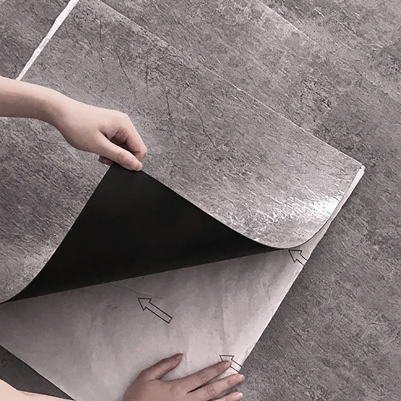 Rynx | Modern Water-Repellent Plastic Flooring Fabric Look Square Edge Floor Tiles