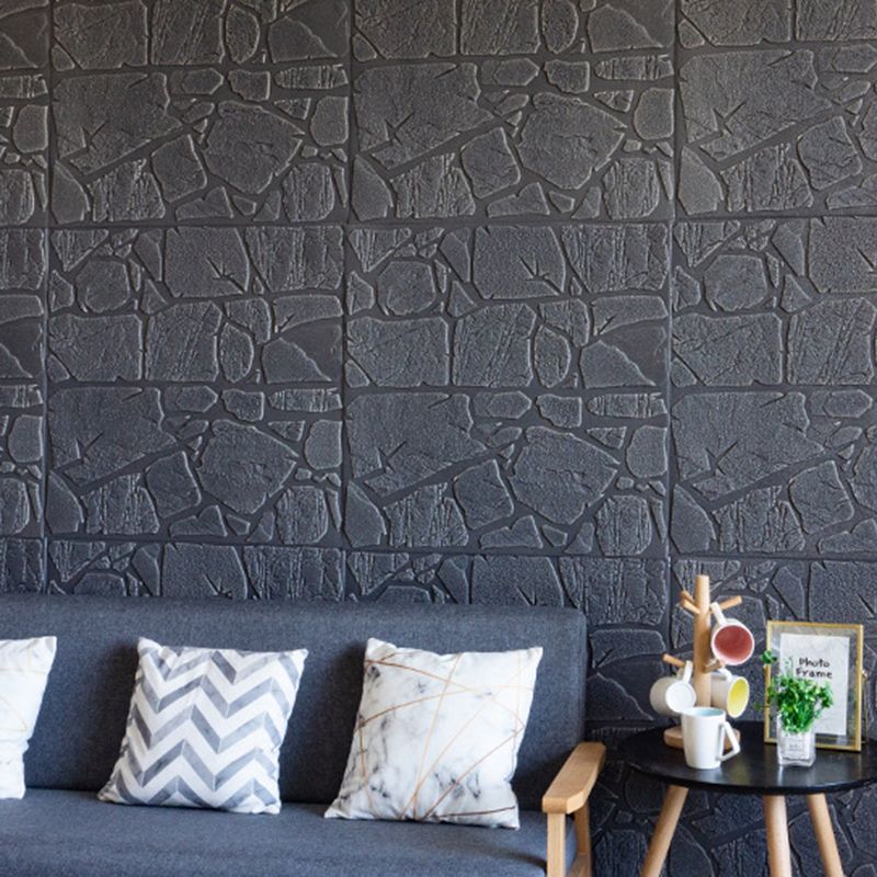 Rynx | Modern Pearl Wainscoting PVC Wall Access Panel Peel and Stick Wall Tile for Bedroom