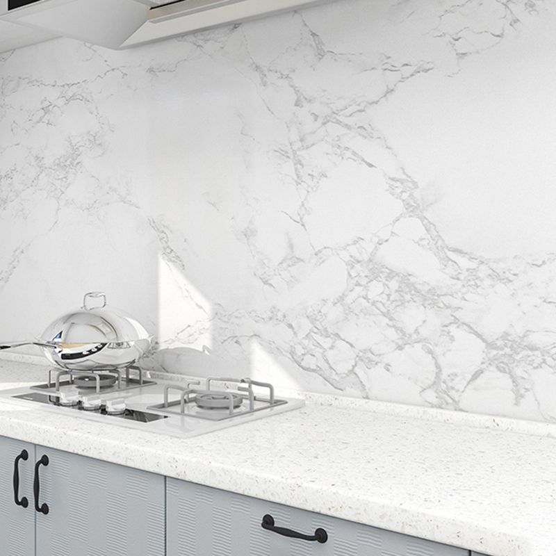 Rynx | Modern splash guard tile waterproof marble print peel and stick tile for the kitchen