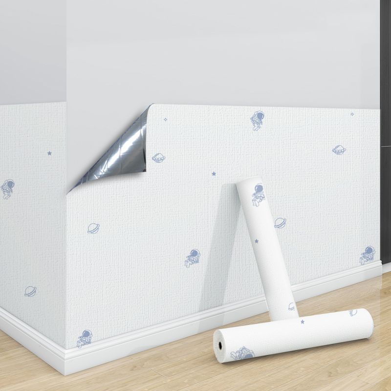 Rynx | PVC Wall Panel for Stripping and Installing Cartoon Print Matte Texture Wall Covering for the Living Room
