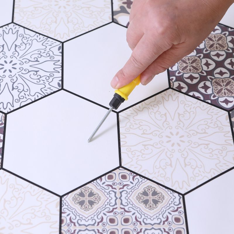 Rynx | Vinyl flooring Peel and Stick floral pattern wall and floor vinyl