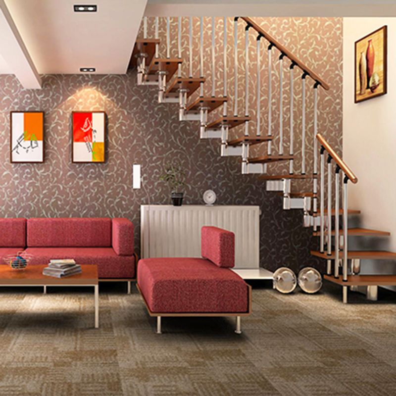 Rynx | Living Spaces Square Vinyl Flooring Peel and Stick Fabric Look PVC Floor Covering