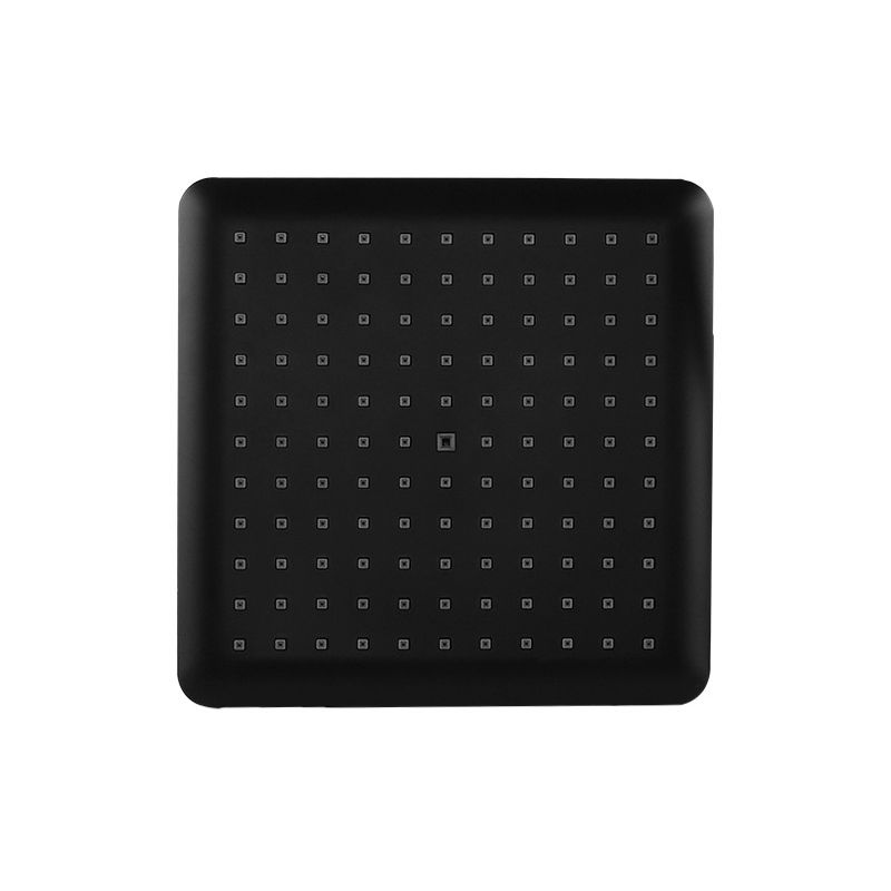 Rynx | Modern square matte black shower head rainfall shower head combo