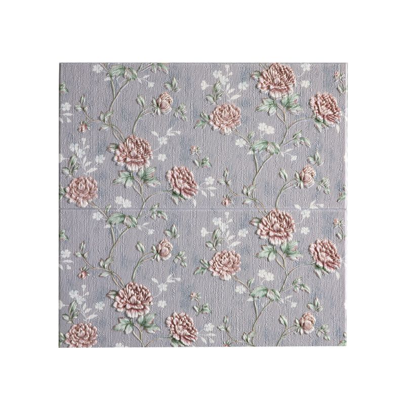 Rynx | Modern Wall Panel 3D Floral Print Peel and Stick Waterproof Wall Covering