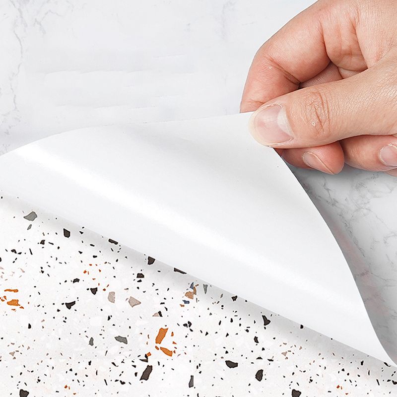 Rynx | Modern splash guard tile waterproof marble print peel and stick tile for the kitchen