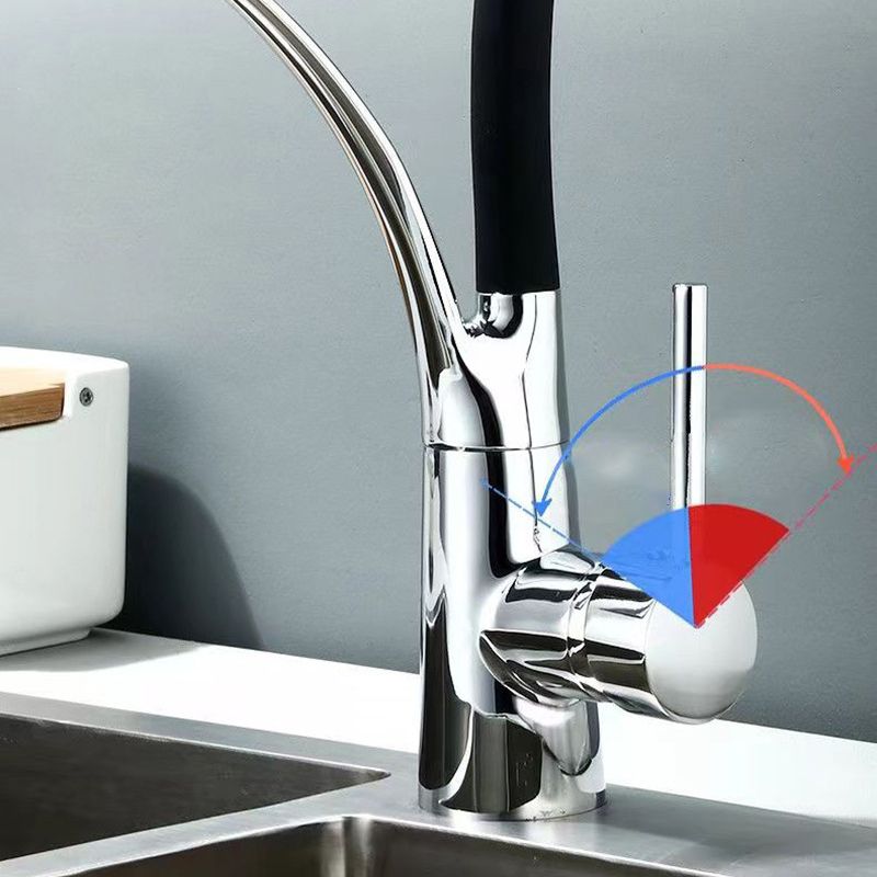 Rynx | Modern 1-Hand Faucets Copper Touchless with Water Dispenser Standard Kitchen Faucet