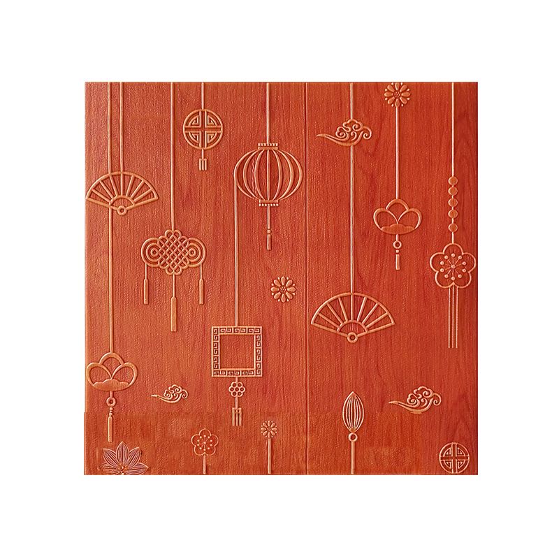 Rynx | Contemporary Wall Panels Self-Adhesive Waterproof Cartoon 3D Print Wall Covering