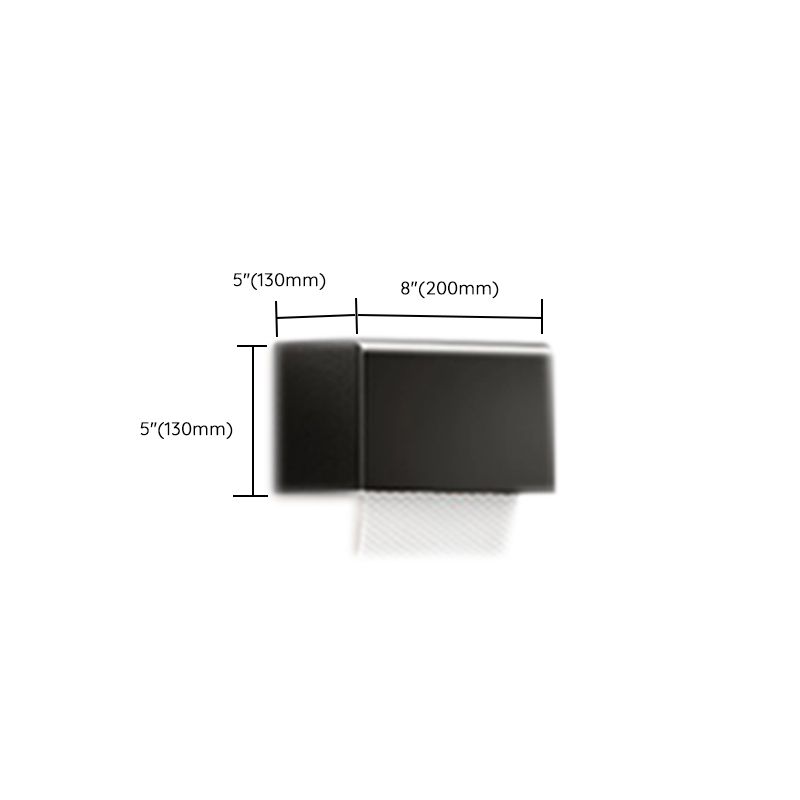 Rynx | Modern Bathroom Set Matte Black Bathroom Shelf Towel Holder Bathroom Accessories Set