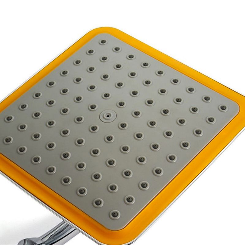 Rynx | Modern Square Showerhead Combo Chrome Rainfall Showerhead