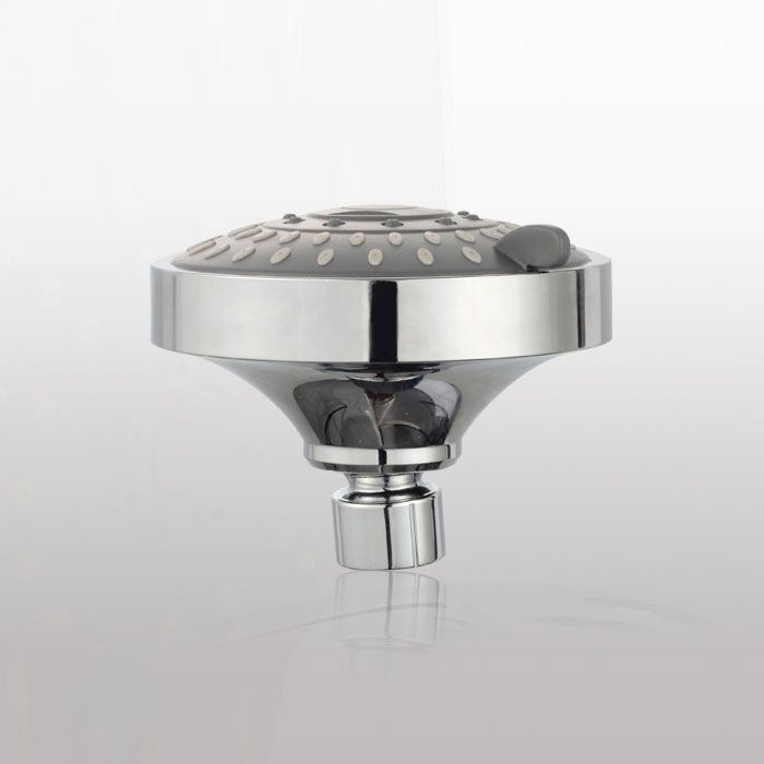 Rynx | Modern Standard 5 Settings Shower Head Round Metal Adjustable Spray Pattern Shower Head