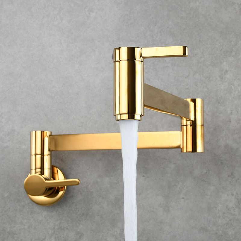 Rynx | Beautiful Wall-Mounted Brass Fixtures Stain-Resistant Wall-Mounted Bathroom Faucet