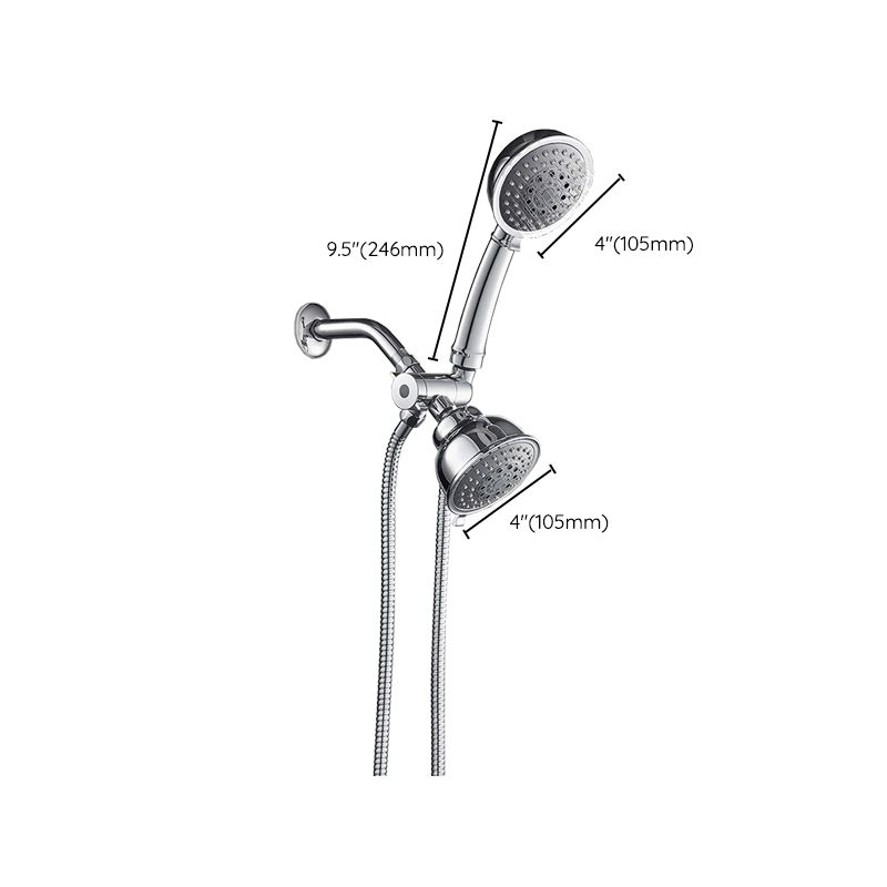Rynx | Traditional Dual Shower Heads Home Metal Round Shape Dual Shower