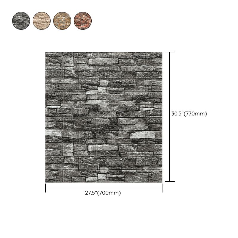 Rynx | Industrial Wall Panel 3D Brick Bathroom Living Room Wall Panels Set of 10