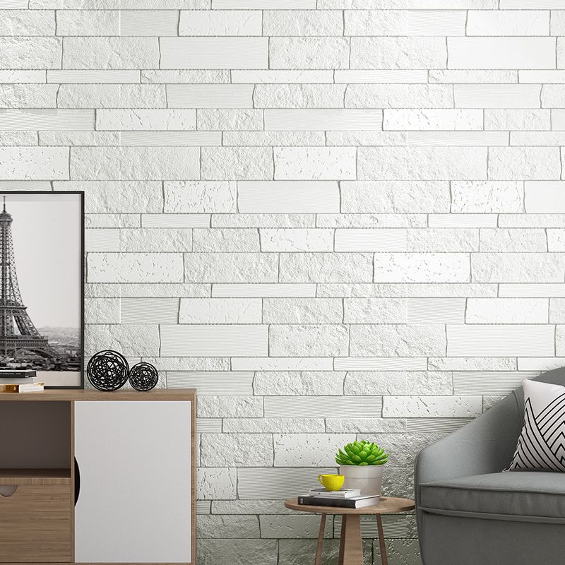 Rynx | Industrial 3D Brick Wall Plank Bathroom Living Room Wall Panel Set of 10