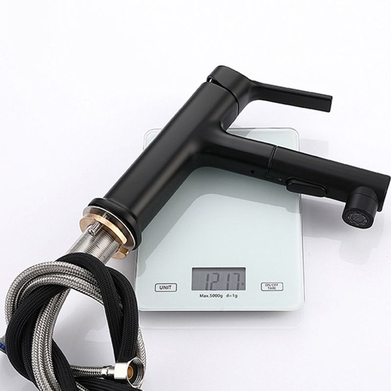 Rynx | Round Vessel Sink Bathroom Faucet Simple Style Faucet with Brass Material