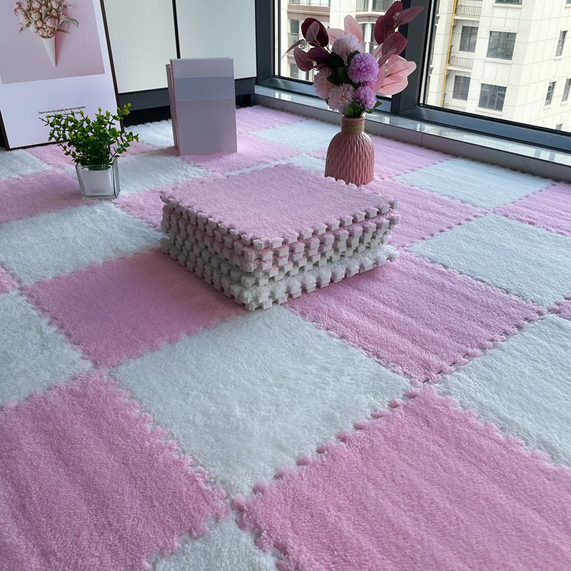Rynx | Multicolored Level Loop Carpet Tile Non-Slip Composite Floor Tiles for Bedroom