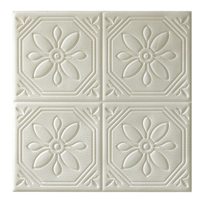 Rynx | Modern Wall Panel Floral 3D Print Peel and Stick Waterproof Wall Panels