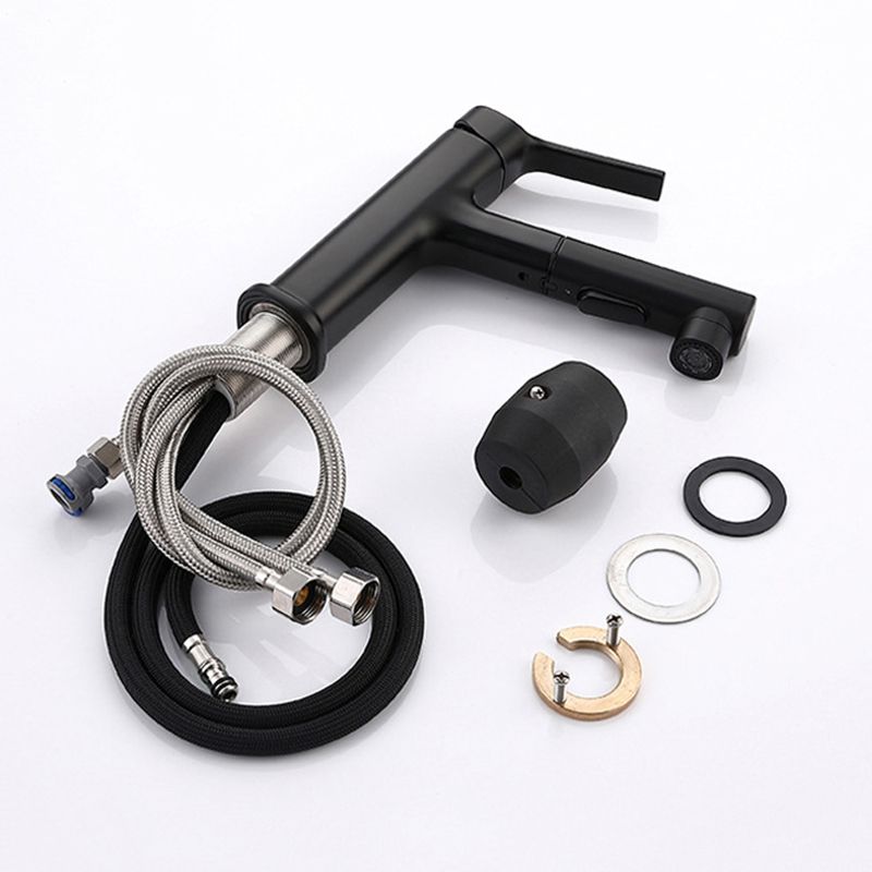 Rynx | Round Vessel Sink Bathroom Faucet Simple Style Faucet with Brass Material