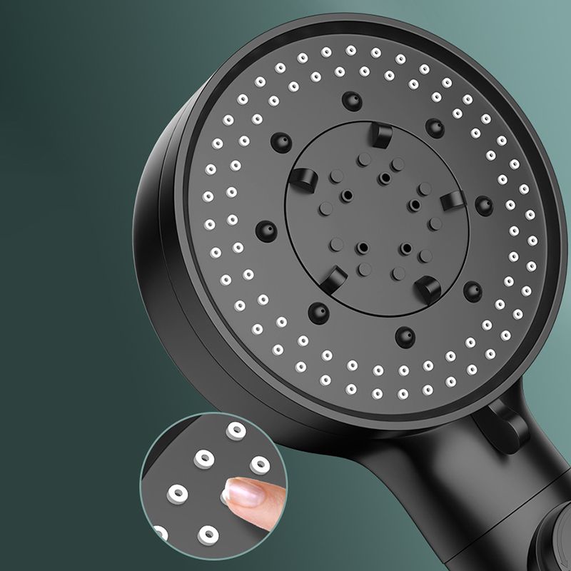 Rynx | Bathroom Shower Head 5-Stream Round Hand Shower Holder Wall Mount Shower Head