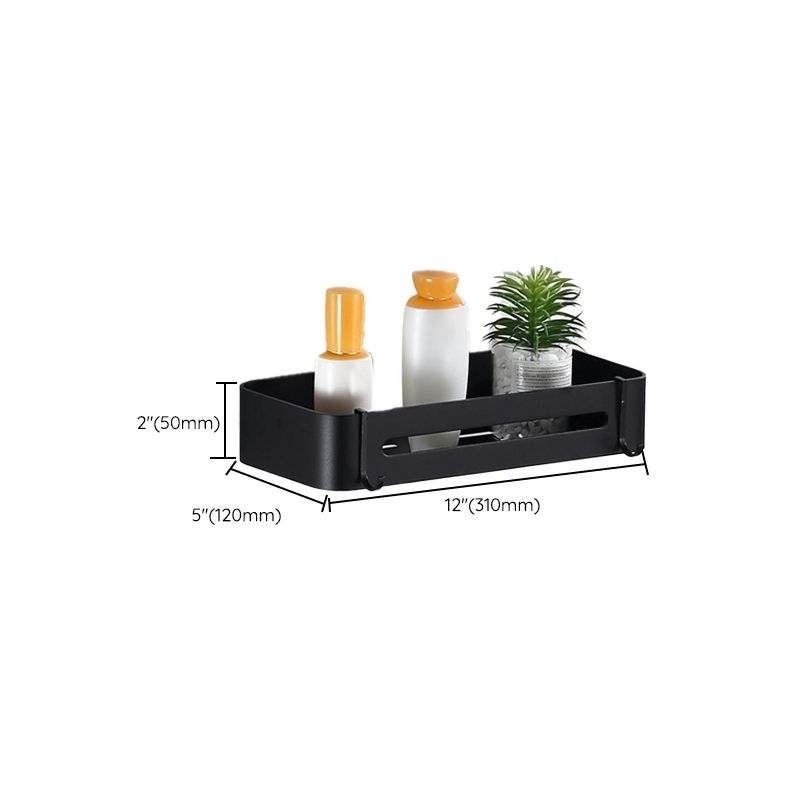 Rynx | Modern Bathroom Accessories Black Paper Holder Bathroom Shelf Bathroom Accessory Set