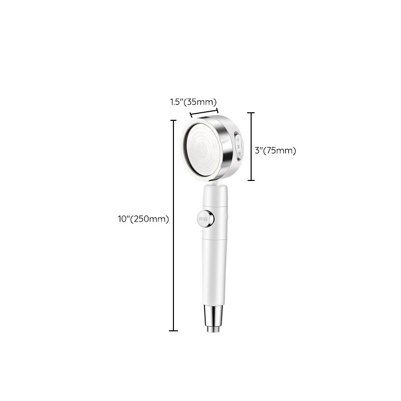Rynx | Modern Handheld Showerhead 3 Spray Round Metal Shower Heads