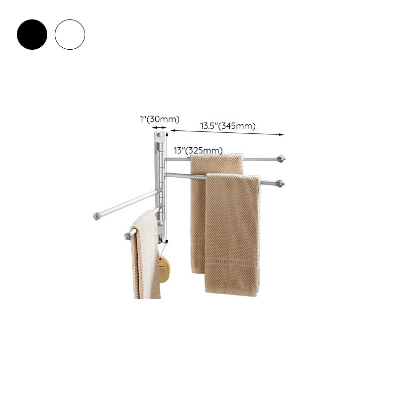 Rynx | 2-Piece Stainless Steel Towel Bar Modern 13.6" B Bathroom Accessory Set