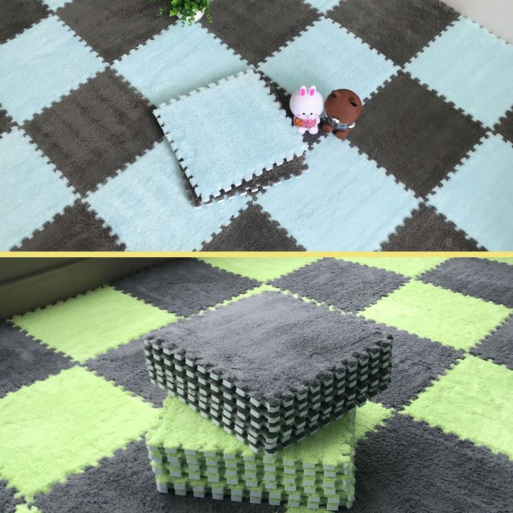 Rynx | Color-Fading-Resistant Carpet Tile Solid Interlocking Carpet Tile