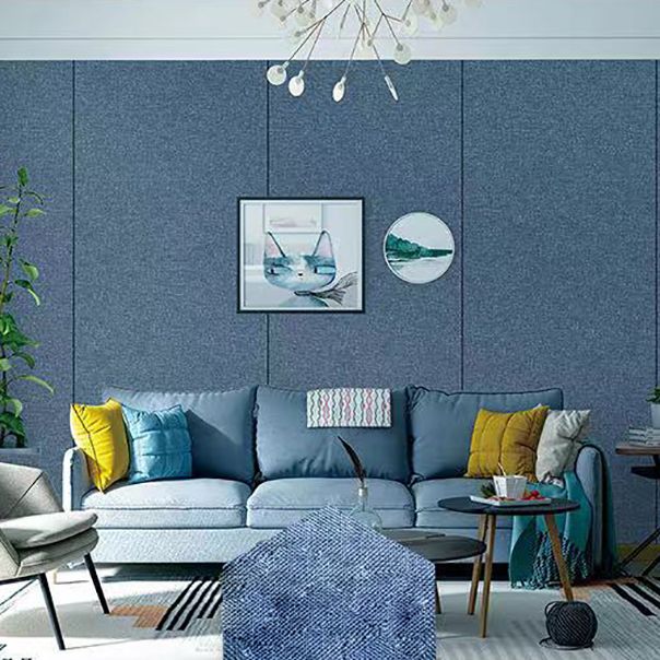 Rynx | Modern Style Linen Wall Panel Living Room Removable Wall Covering