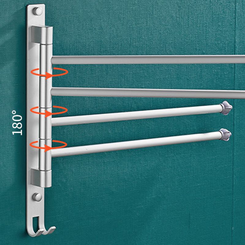 Rynx | 2-Piece Stainless Steel Towel Bar Modern 13.6" B Bathroom Accessory Set