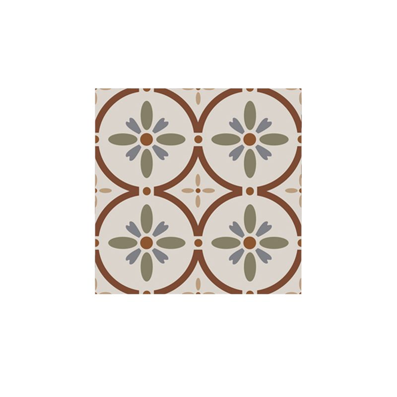 Rynx | Waterproof Peel & Stick Tile Square Pattern Print Single Tile