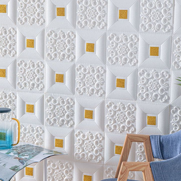 Rynx | Modern Tin Back Wall Covering Smooth Wall Ceiling XPE Cotton Set of 1