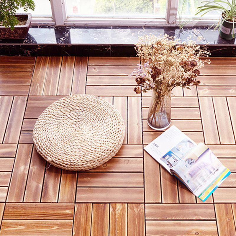 Rynx | Pine Floor Tile Water Resistant Click-Lock Traditional Wood Floor for Living Room