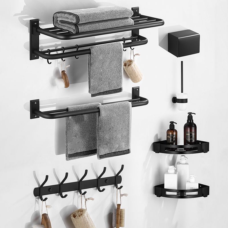 Rynx | Matt Black Bathroom Accessory Set Modern Bathroom Accessory as Individual Piece or as Set