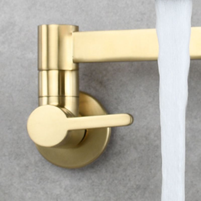 Rynx | Beautiful Wall-Mounted Brass Fixtures Stain-Resistant Wall-Mounted Bathroom Faucet